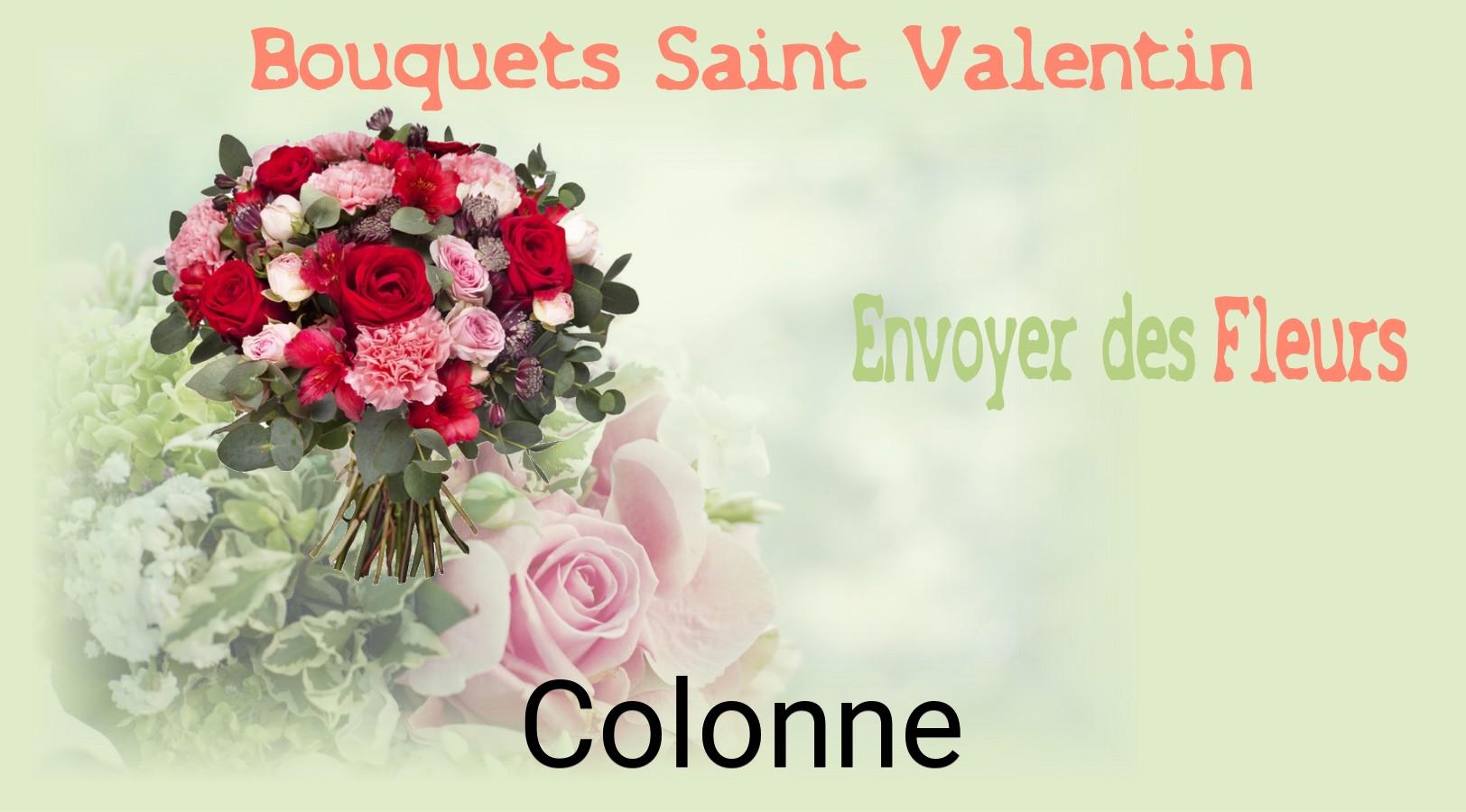 Roses de Saint-Valentin livrées à Colonne